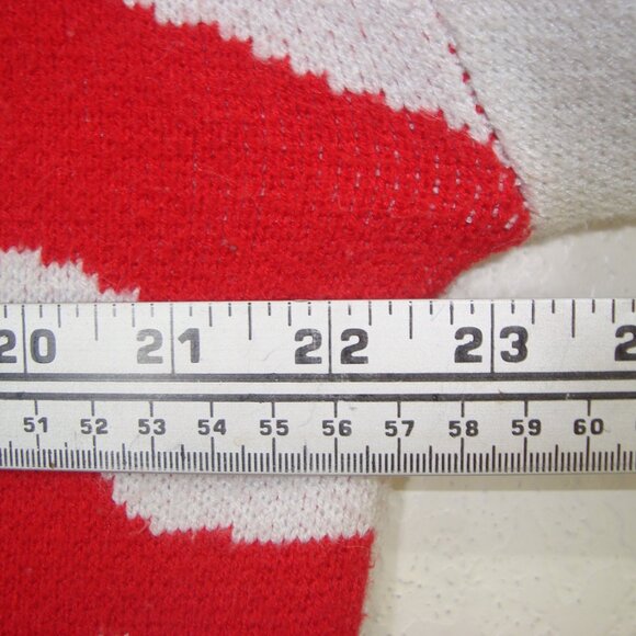 Steady Hands Geometric Abstract "Chowder" V-Neck Cardigan Sweater Size M/L - Picture 10 of 10